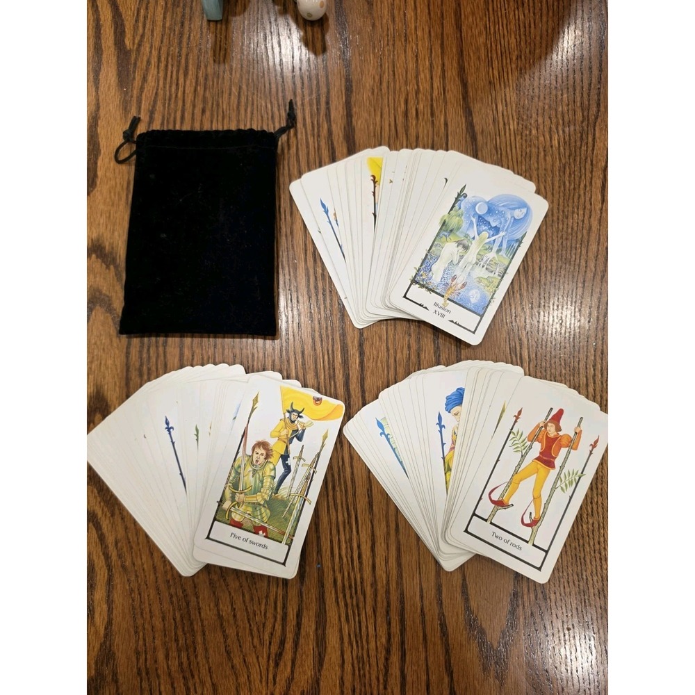 Tarot Of The Old Path 1990 AGMüller 78 Card Deck Sylvia Gainsford No Box Vintage